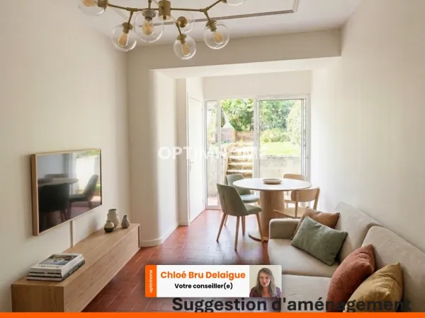 EXCLUSIVITÉ - Maison de village avec jardin intimiste et balcon à Valdurenque