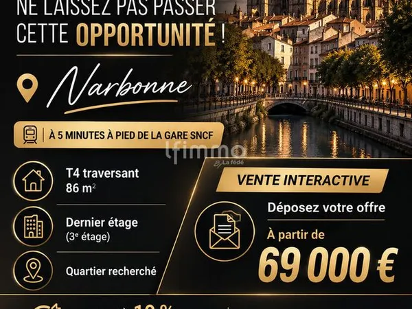 Appartement 4 pièces 86 m²