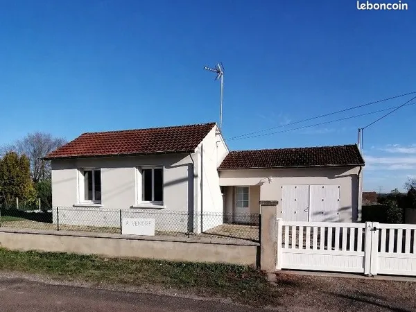Bragny-sur-saône 71 - maison avec grand terrain et dépendances