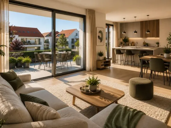 Appartement 58 m² 3 pièces