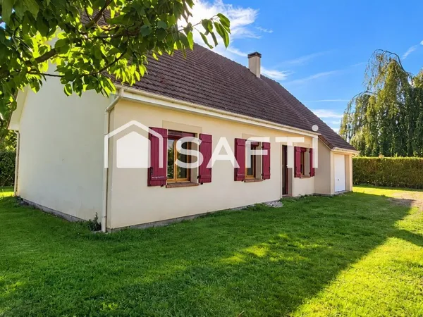 Plain-pied au calme avec jardin et garage