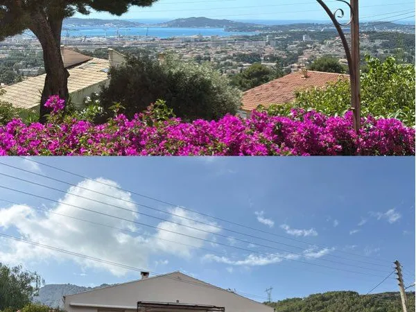 Maison vue mer panoramique - Quartier les 4 Chemins des Routes - Toulon