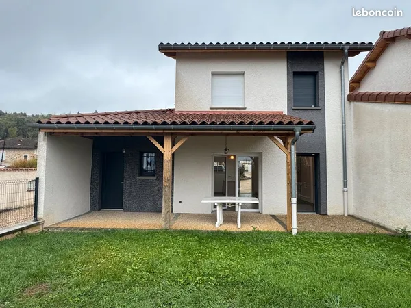 Maison T3 meublée 80 m² - jardin, garage, DPE A