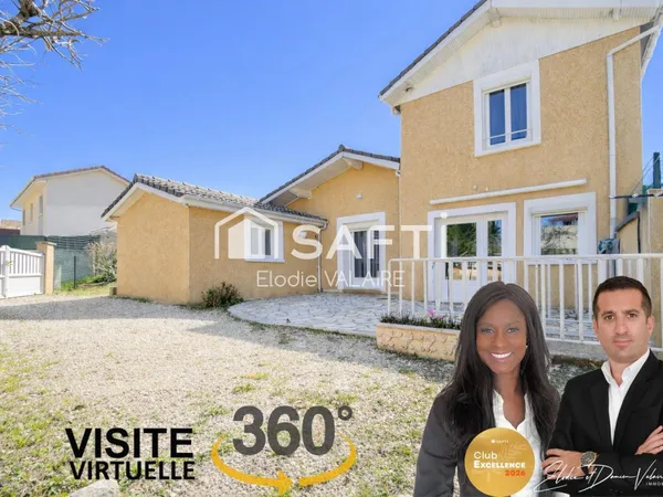 Maison individuelle avec terrasses et jardin - 94 m² - Proche centre