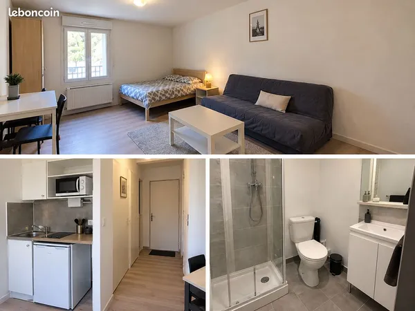 Studio 30m2 magny le hongre meublé
