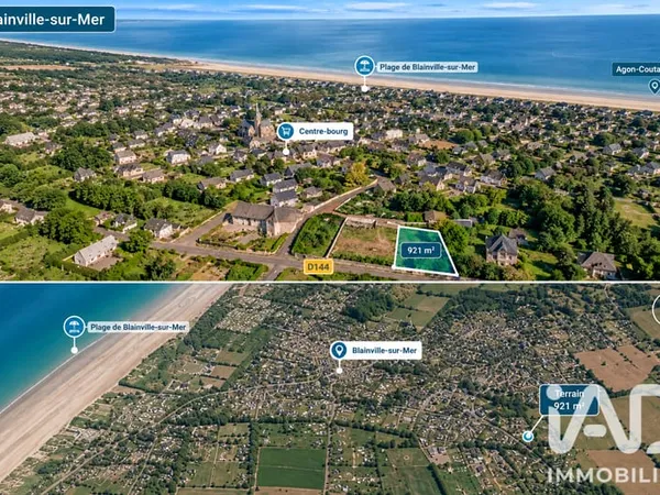 Terrain 921 m²