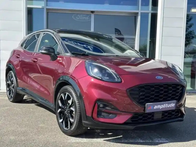 Ford Puma 1.0 flexifuel 125ch s&amp;s mhev st-line x vivid ruby edition — photo 3