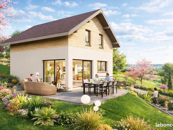 Projet de construction d'une maison 102 m² avec terrain à THORENS-GLIERES (74)