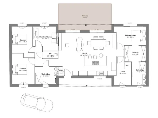 Maison 4 pièces 140 m²