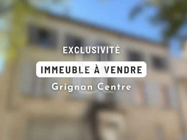 Immeuble à rénover en exclusivité en plein coeur de Grignan.