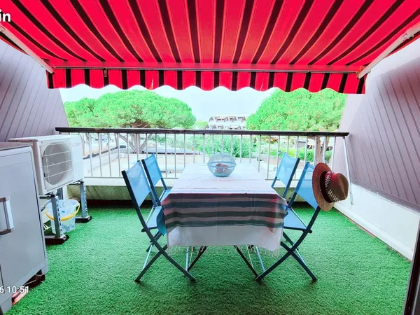APPARTEMENT 1 Pièce · 22 m² PORT CAMARGUE - RESIDENCE LE CABESTAN - ETAGE 2/2