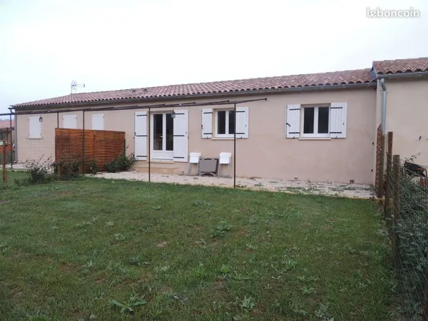 Appartement 3 pièces et jardin