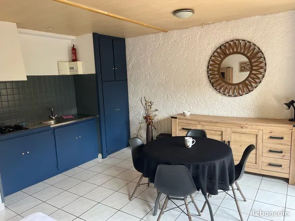 Studio meublé 25m2 avec terrasse et jardinet proche centre-ville d'Ares