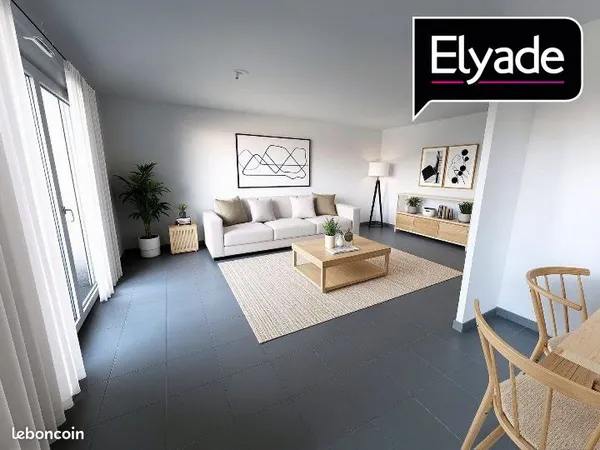 Appartement 3 pièces 65 m²