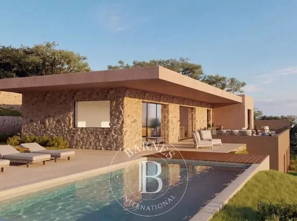 Exclusivité, Calvi, Villa neuve, 4 suites, piscine, Vue panoramique montagnes, Proche plage