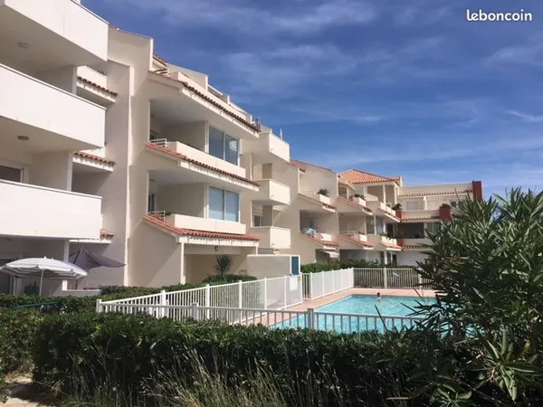 A louer Bail mobilité Face a la Mer 1ere ligne