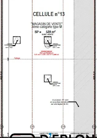 Local 539 m²