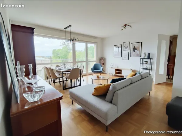 Appartement lumineux de 83 m² avec 2 balcons, box et cave