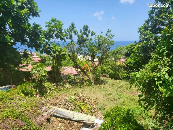 Terrain plat 939 m² avec vue mer - Saint-Pierre (Martinique)
