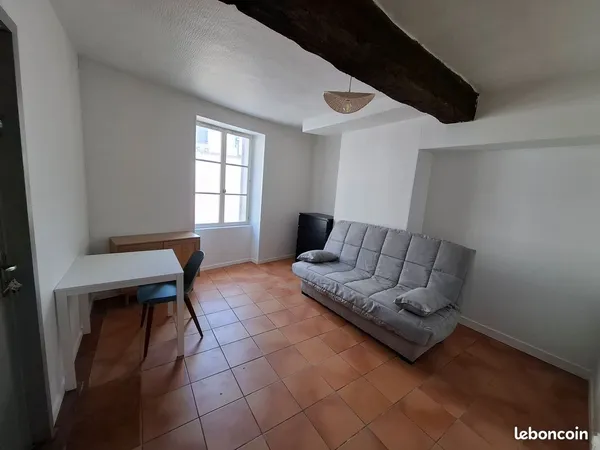 Studio meublé 19m2 centre ville proche nouvelle fac