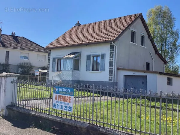 Montbeliard impasse et quartier residentiel