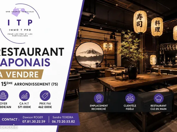 Restaurant 100 m² Paris