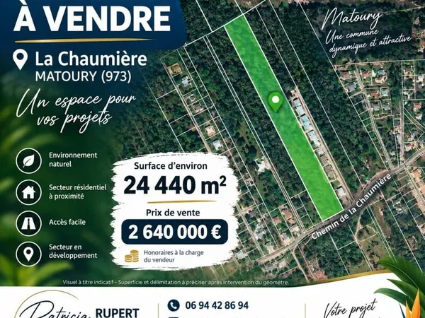 Terrain à vendre MATOURY (973)