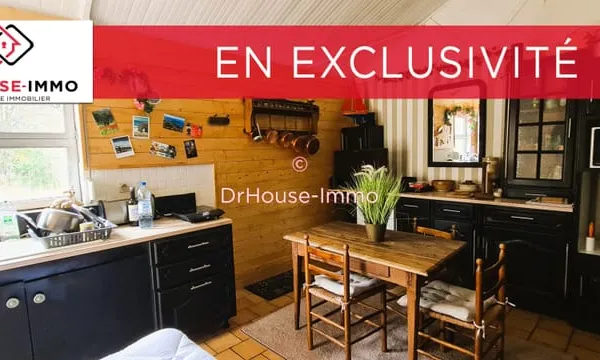 Grand Terrain de loisir Constructible viabilisé avec Maisonnette de week-end à Saint-Germain-Des-Pré