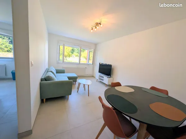 T2 rénové et meublé de 48,7 m² avec cave - Valserhône / Arlod