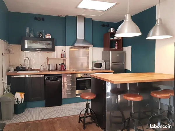Studio 2 pièces 36 m²