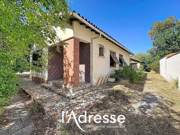 Exclusivité l'Adresse Immobilier - CUGNAUX - MAISON T4 de 90 m2 à rénover sur une parcelle de 825 M²