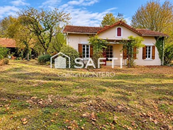 À vendre, maison traditionnelle à Pissos - Calme et nature sur une propriété d'environ 15 300 m²