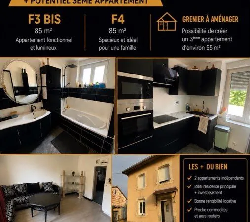 Maison de 2 appartement