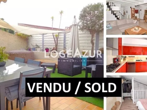 4 PIECES DERNIER ETAGE +TERRASSE +GARAGE l BIOT