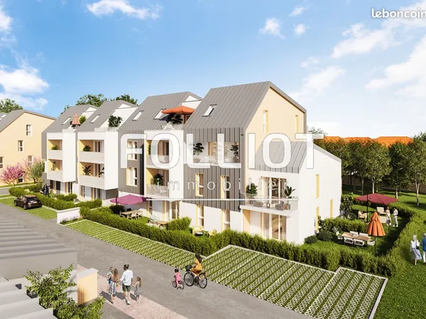 Studio 2 pièces 41 m²