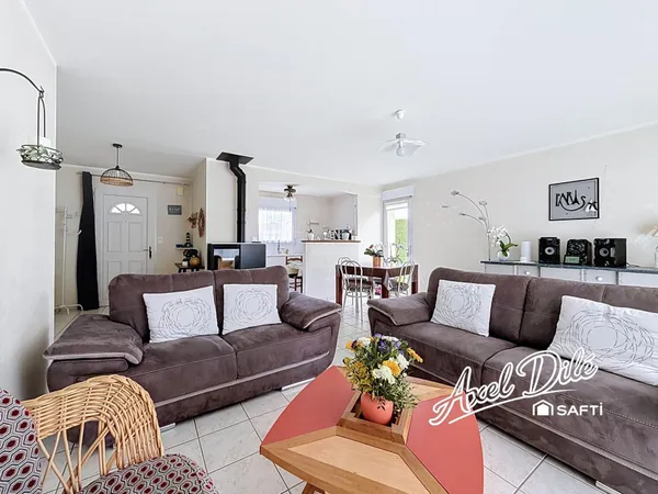 Maison de plain pied - 3 chambres - 91m2