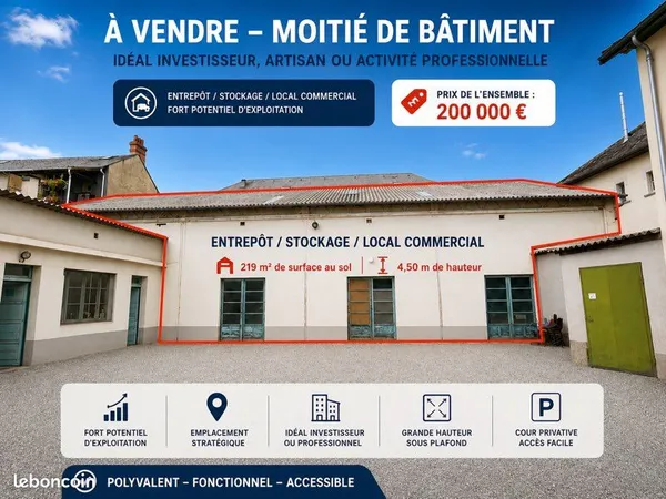 Local / entrepôt / stockage quartier préfecture Tarbes