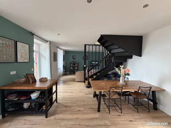 Maison meublée 75 m² - 2 chambres - place de parking et terrasse - Plourhan (22410) - Bourg