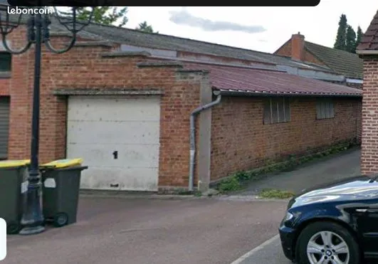 Location garage 38m² - centre ville Merville