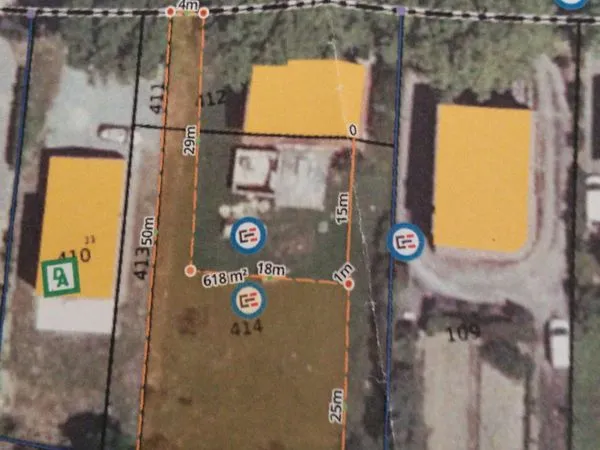 A vendre terrain 630 m²