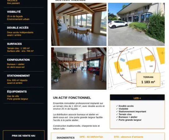 Bureaux 762 m²