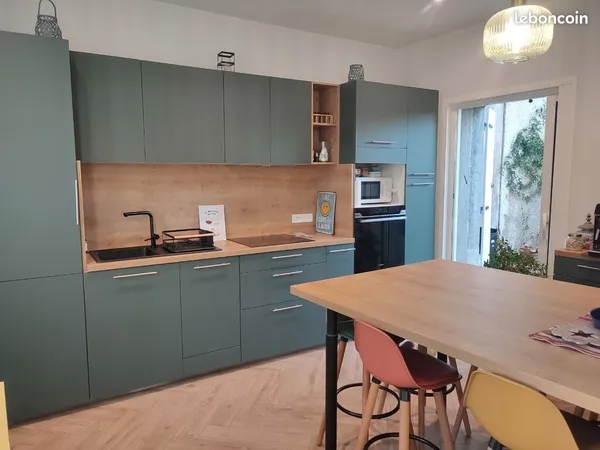 Maison de ville avec jardin