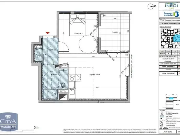 Appartement 2 pièces 40 m²