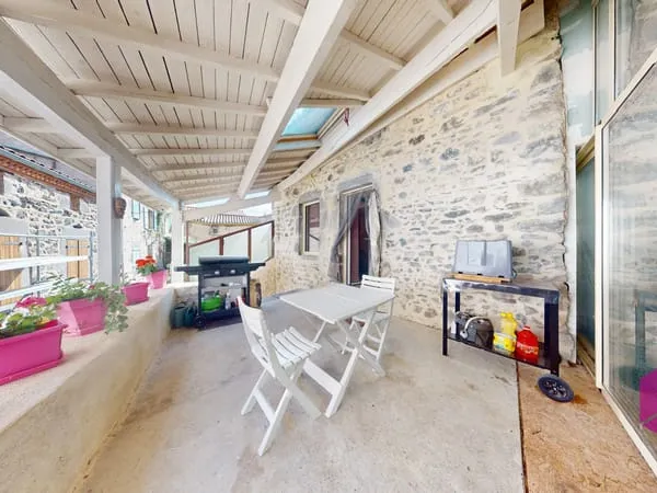 Saurier, Maison de village 90m2 hab. avec 2 chambres, Terras