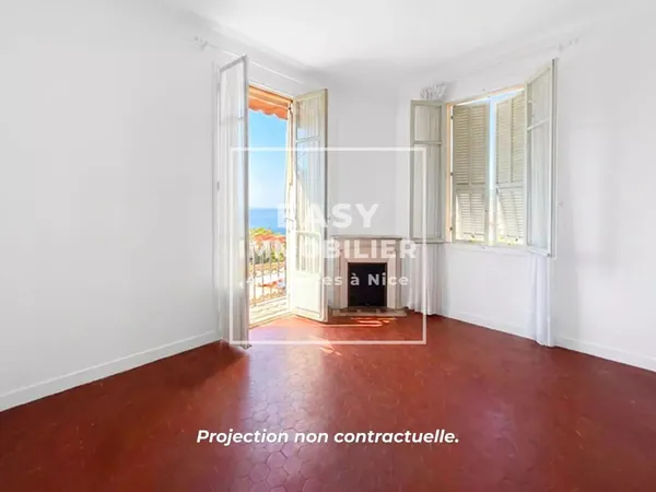 Cap d'Ail, 3 pièces 78 m² dernier étage, vue mer, jardin 232 m²
