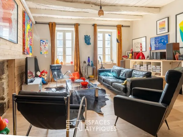 Maison de caractère en hyper centre et son Atelier d'artiste.