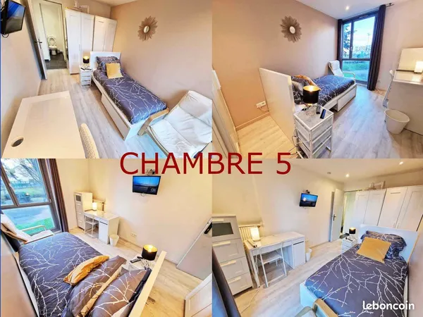 Chambre Colocation 10min métro st denis université avec ménage