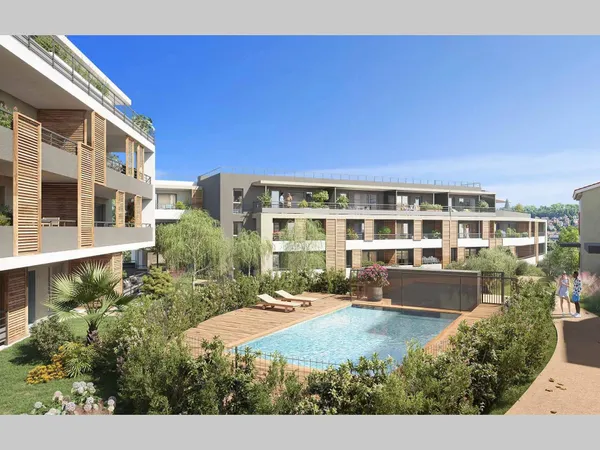 Élégant 3 pièces neuf avec grande terrasse exposée plein sud