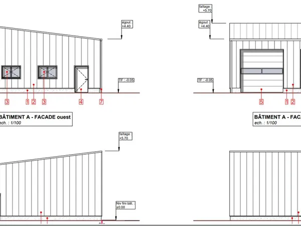 Local professionnel neuf de 100 m² à louer - Kervignac