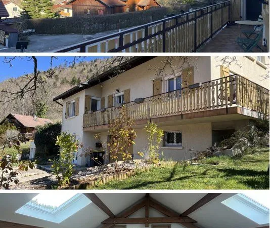 Maison familiale frontière suisse